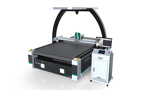 大視覺振動刀皮革切割機(jī)